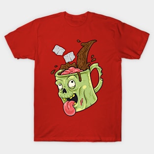 Halloween Zombie Head Coffee Mug T-Shirt